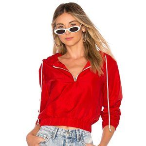Red Pullover Windbreaker
